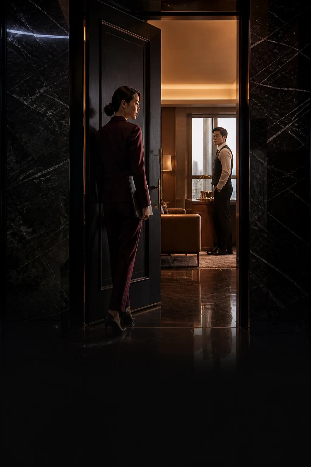Behind the Office Door