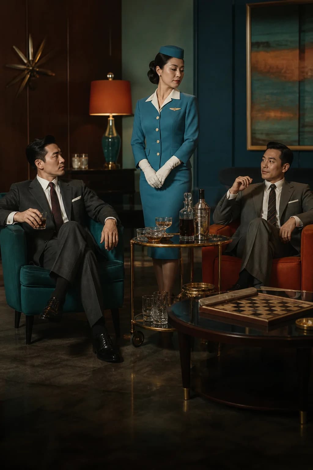 The Flight Attendant in Uniform