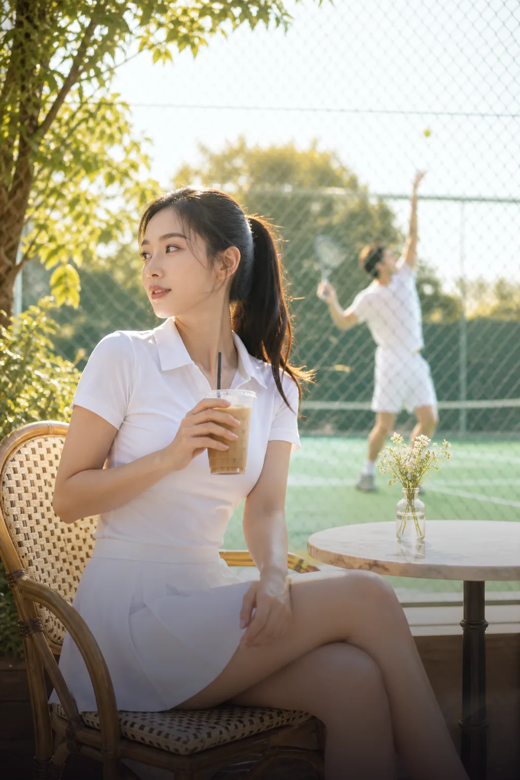 The Latte Across from the Court