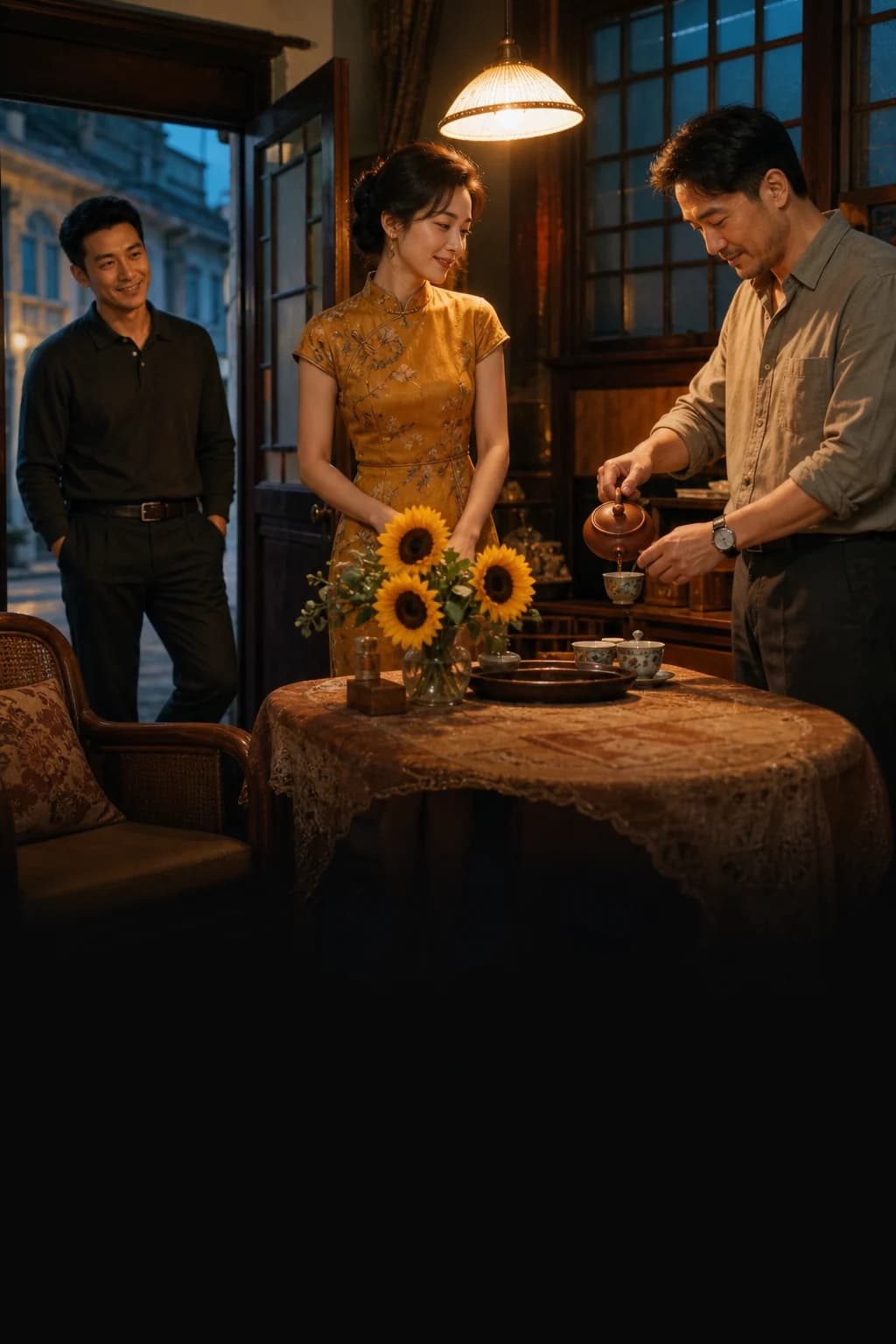 The Three Sunflowers